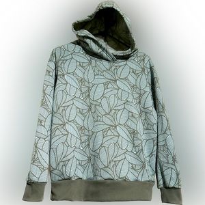 Women’s leaf print hoodie - medium